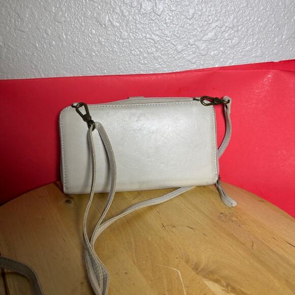 The Sak beige Leather small crossbody wallet - Picture 4 of 7